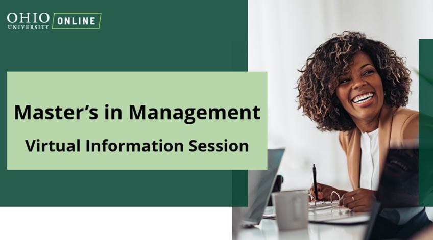 Master's in Management, Virtual Information Session