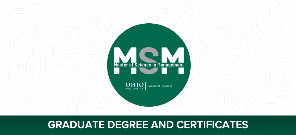 MSM Graduate Program and Certificates