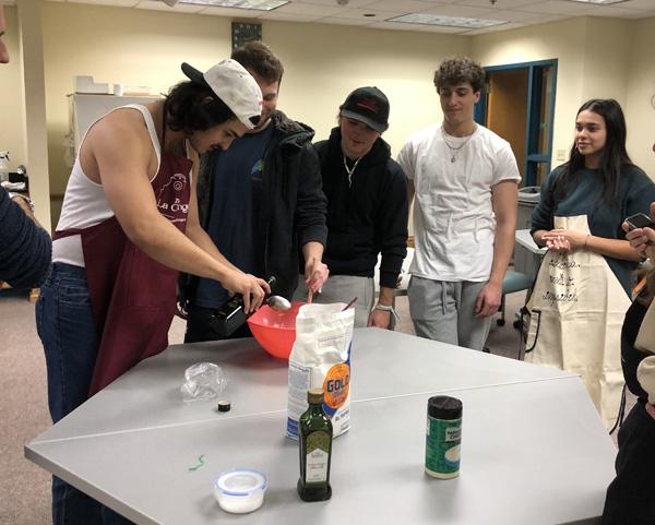 Italian Club cooking class