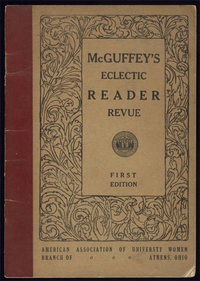 A first edition of McGuffey's Eclectic Readers Revue in the Ohio University library