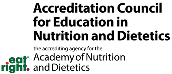 Accreditation Council for Education in Nutrition and Dietetics: the accrediting agency for the Academy of Nutrition and Dietetics
