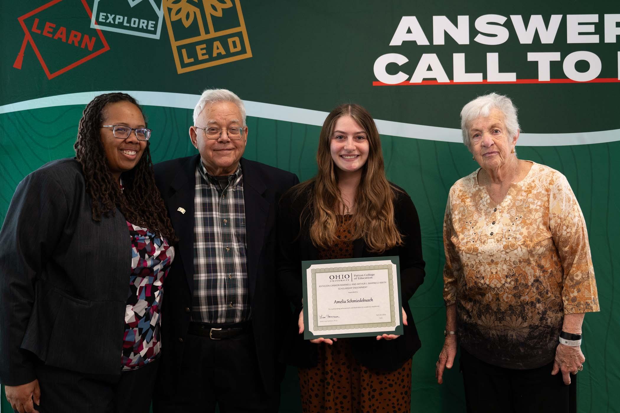 Kathleen Cannon Marinelli and Arthur J. Marinelli Math Scholarship Endowment 2026-27