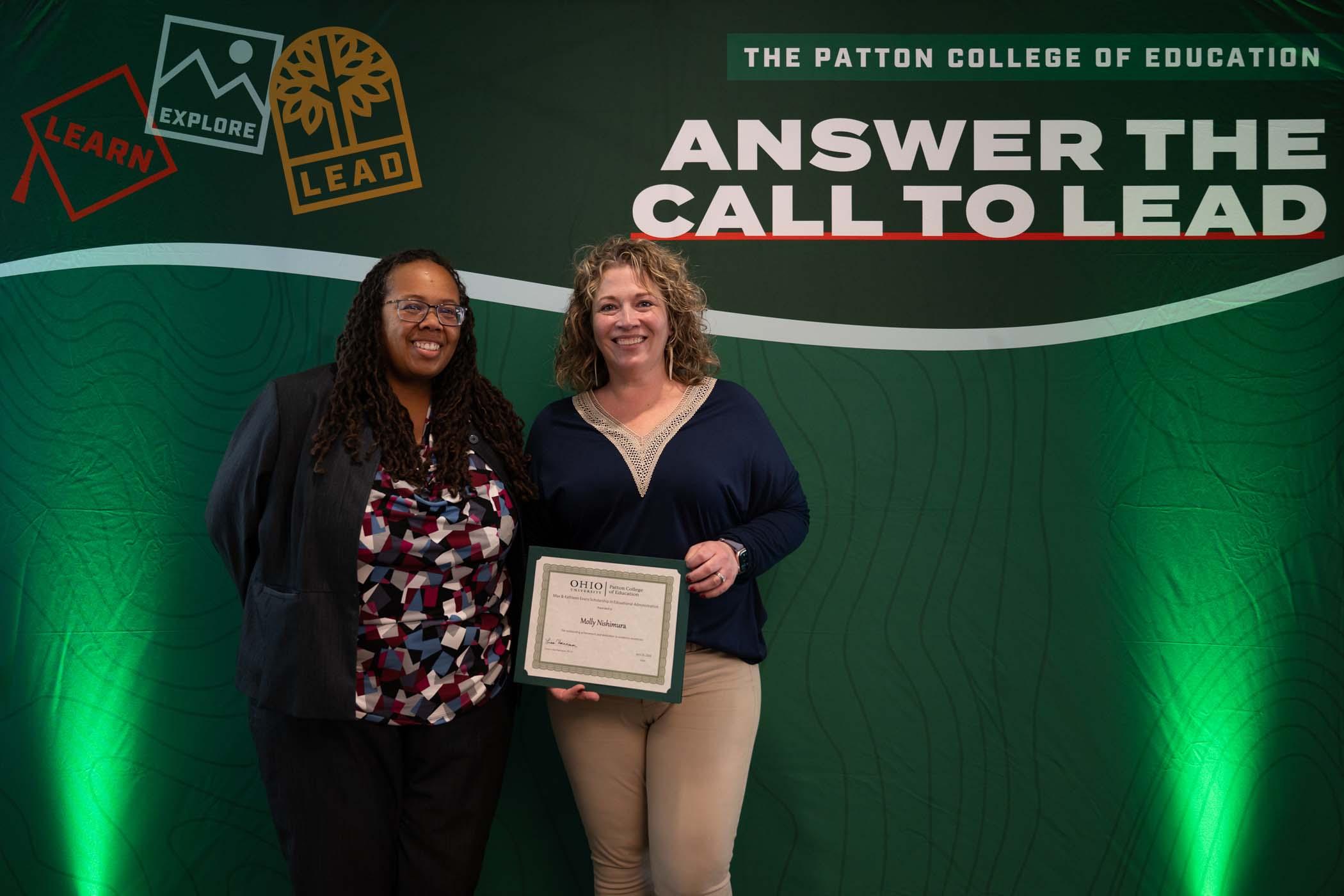 The Max W. and Kathleen Evans Endowed Scholarship in Educational Administration 2026-27