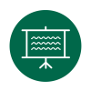 Illustrated screen displaying information