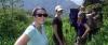 Students hiking in Costa Rica