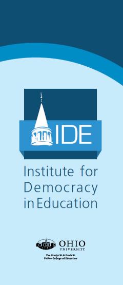 Institute for Democracy in Education Logo