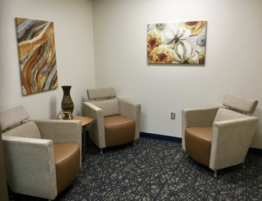 George E. Hill Center Waiting Room