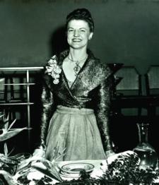 Violet Patton as a young adult
