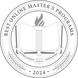  Online Master's Programs for 2024 from Intelligent.com Logo