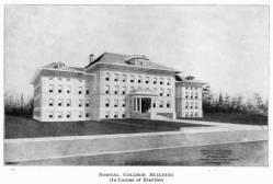 Ellis Hall Normal College Building, Architect's rendering