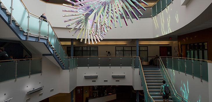 The atrium of the Academic and Research Center (ARC)