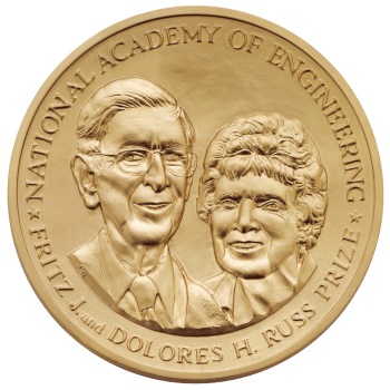 Coin Prize for National Academy of Engineering - Fritz J and Dolores H Russ Prize