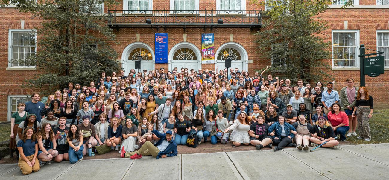 Group photo of School of Theater students.