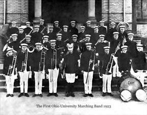 The first Ohio University Marching Band 1923