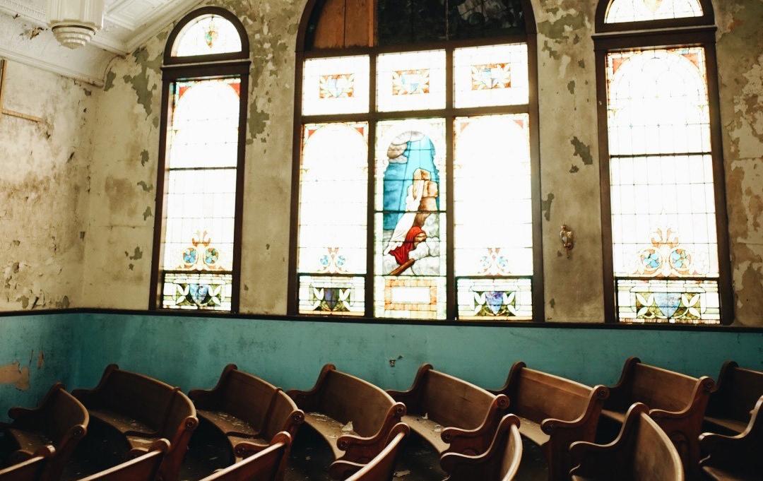 Interior of church