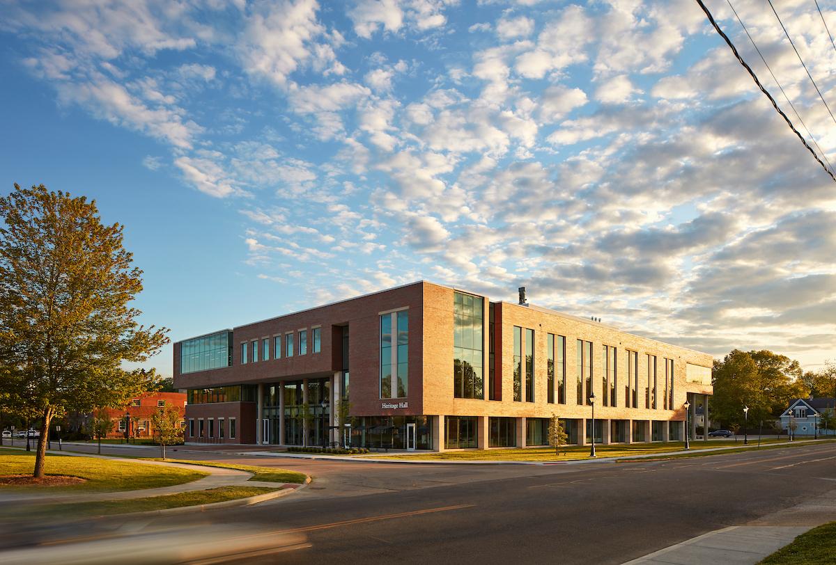 Heritage Hall sunset