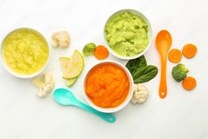 colorful toddler food