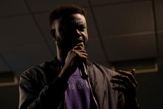 Student speaking