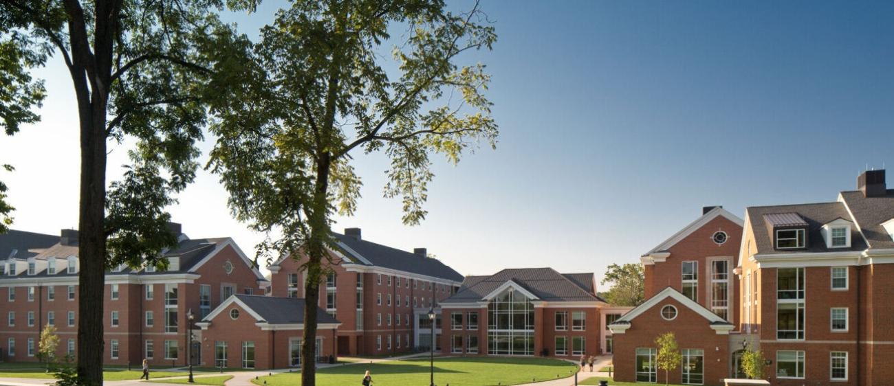 Tanaka, Carr, Luchs, Sowle, and LLC from Morton side of campus