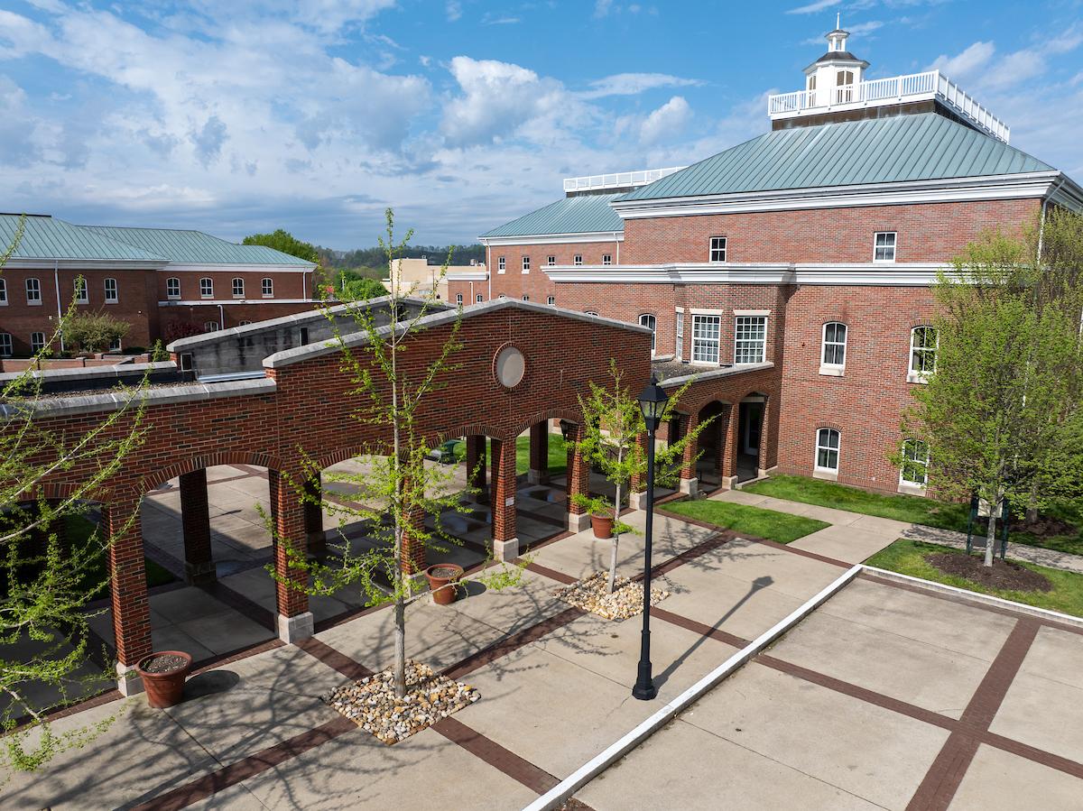 View of Riffe Building and crossover