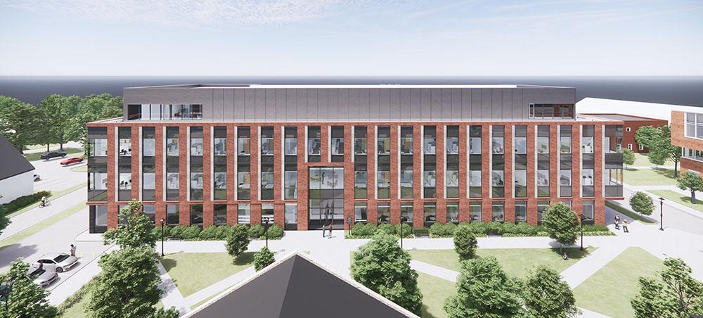 Computer rendering of the upcoming Heritage Translational Research Center