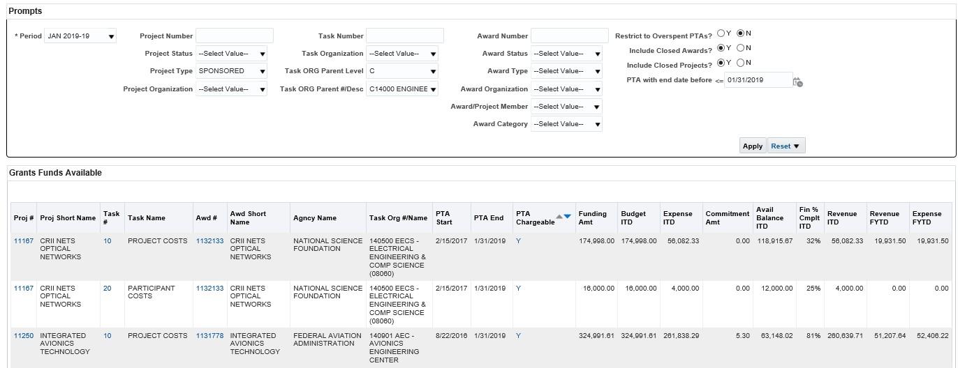 Query Settings for Closed accounts 
