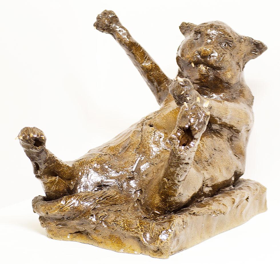 Untitled, 1994, Jens Berger, stoneware, porcelain and glaze, 10 in. x 16.5 in. x 9 in. (25.4cm x 41.9cm x 22.9cm), 94.024.1. Gift of the artist.