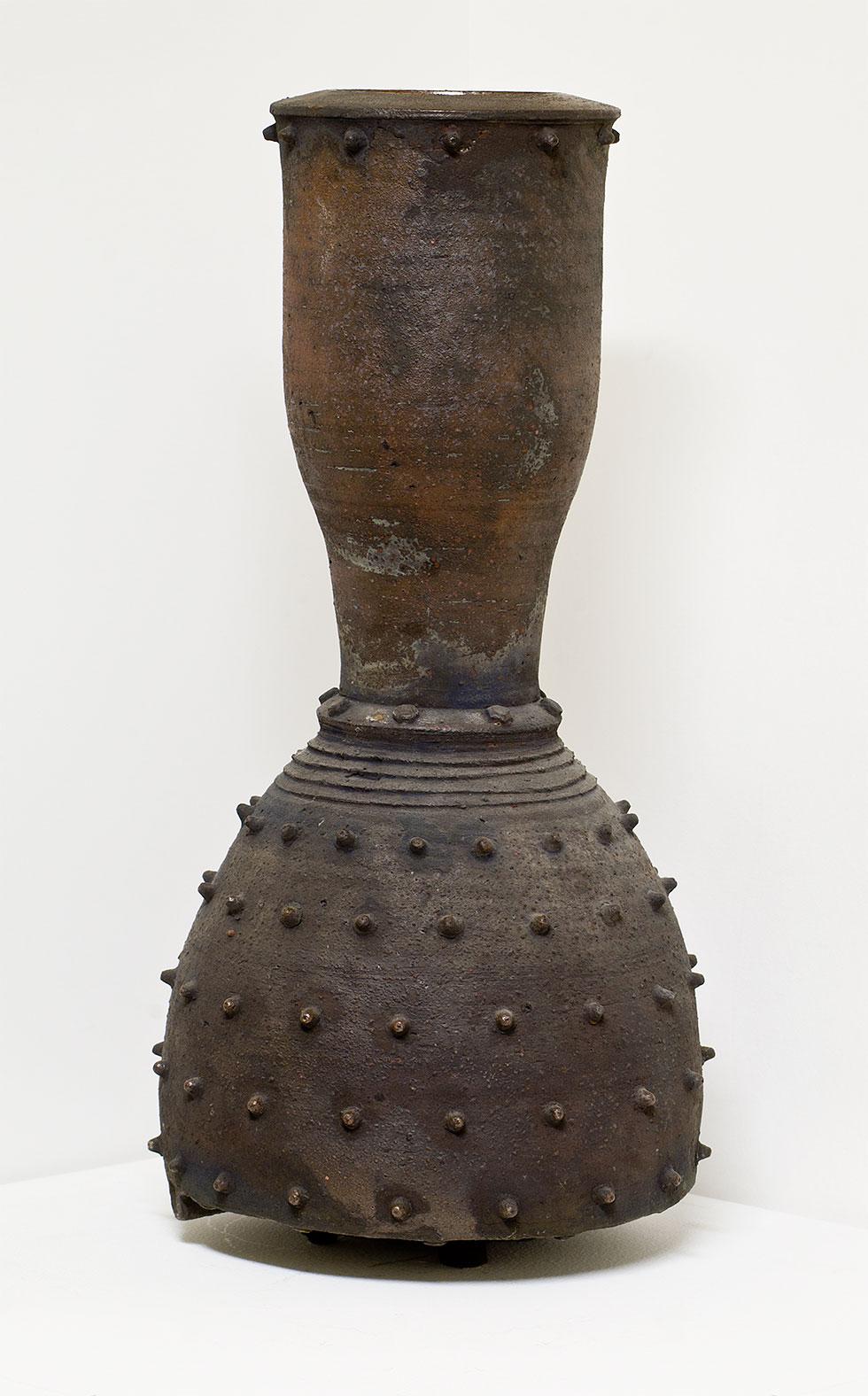 Untitled, 1995, Matt Wilt, stoneware and glaze, 21 in. x 9 in. x 9 in. (53.3cm x 22.9cm x 22.9cm), 97.002.1. Gift of the artist.