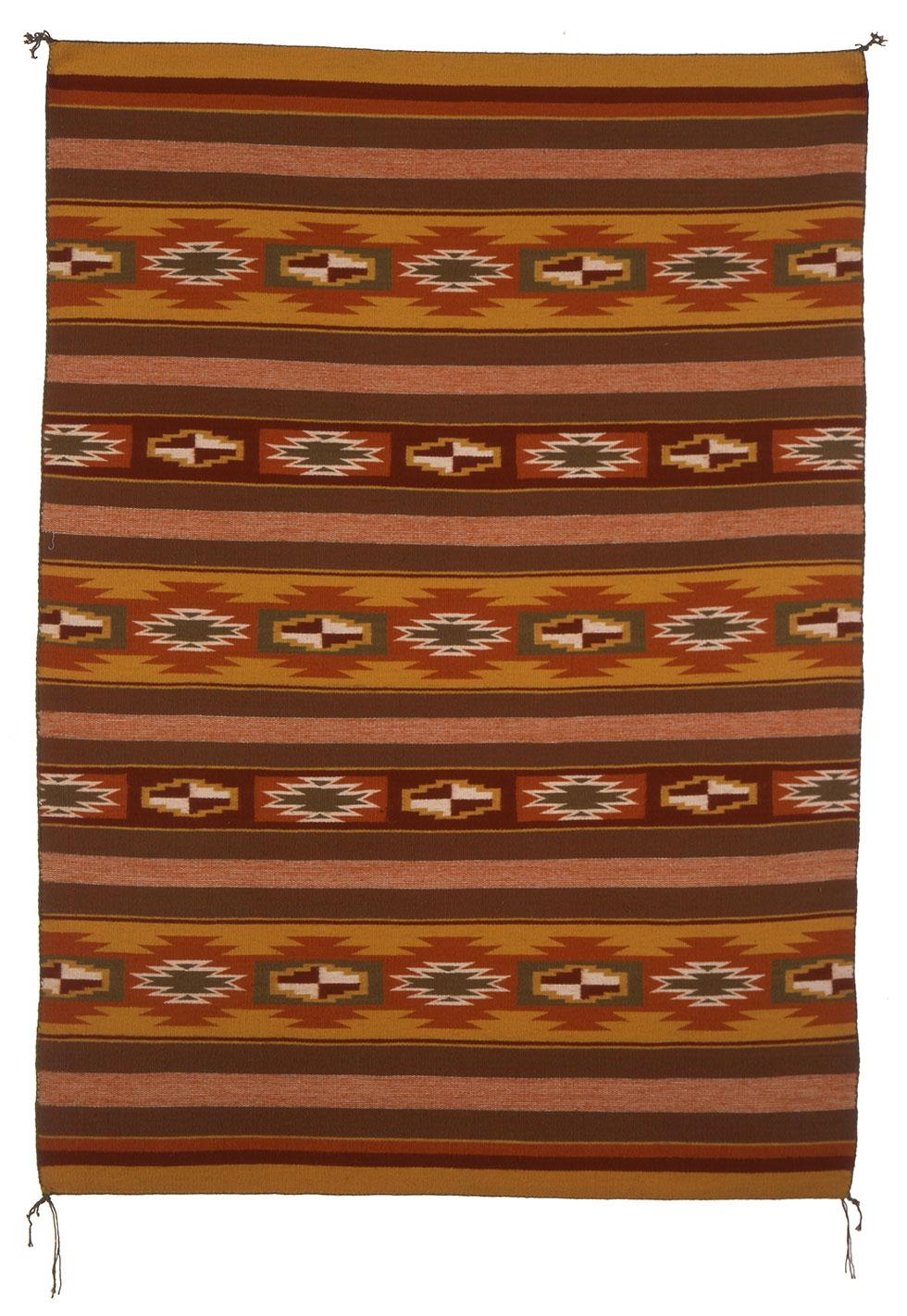 Crystal Rug, 20th c., Marjorie Hardy, 59.25 x 41.5in (150.5 x 105.4cm), 91.023.123. Gift of Edwin L. and Ruth E. Kennedy.