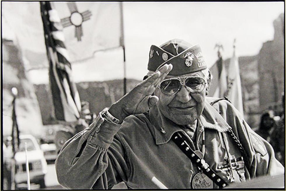 Carl N. Gorman, c. 1982, Kenji Kawano, gelatin silver, 16 x 20 in. (40.6 x 50.8cm), 2002.007.1. Gift of the artist.