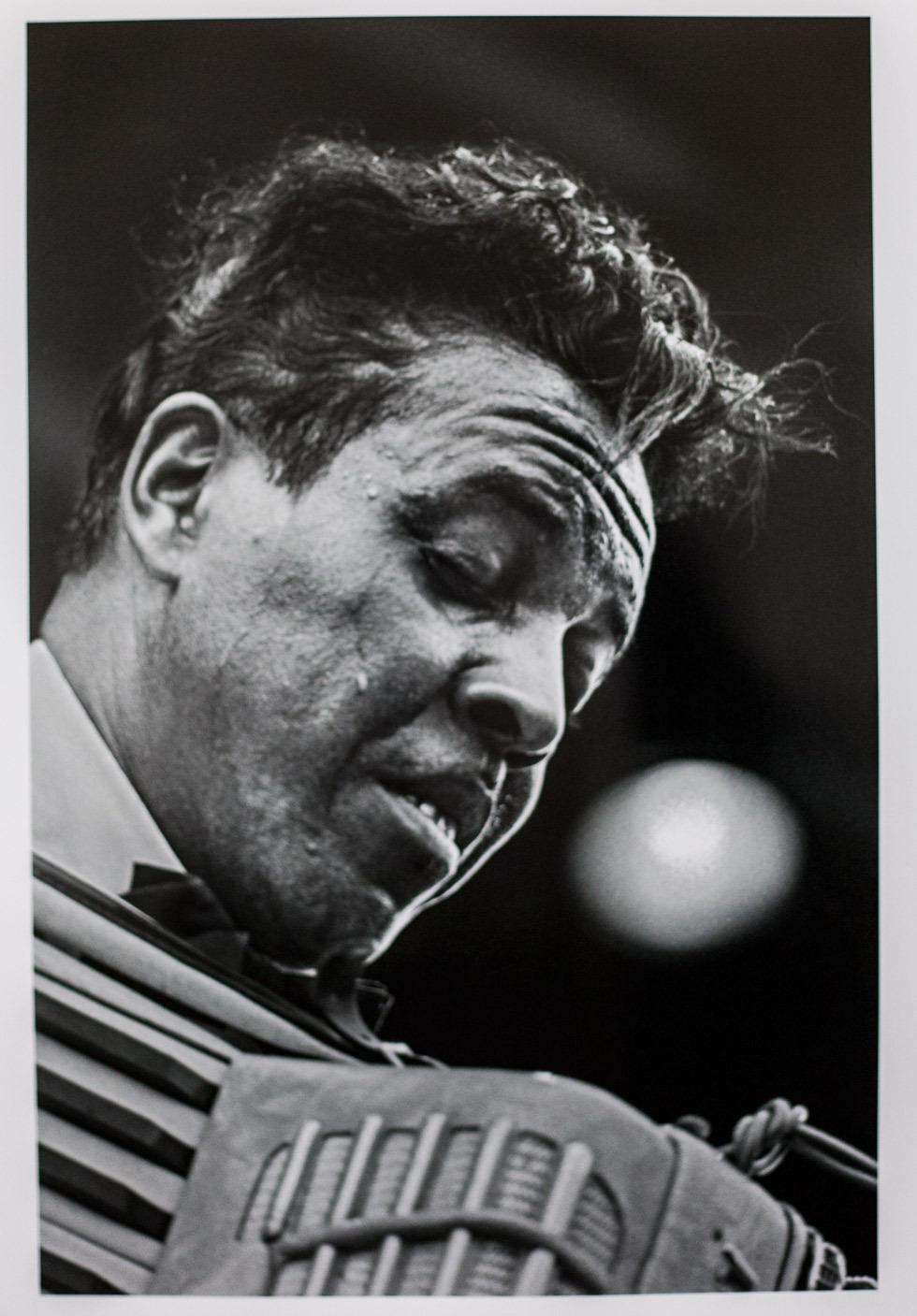 Clifton Chenier, 1969-70, Stanley Livingston (1941-2010), ink jet, 22 x 17 in. (55.8 x 43.2cm), 2012.01.04. Gift of the artist.