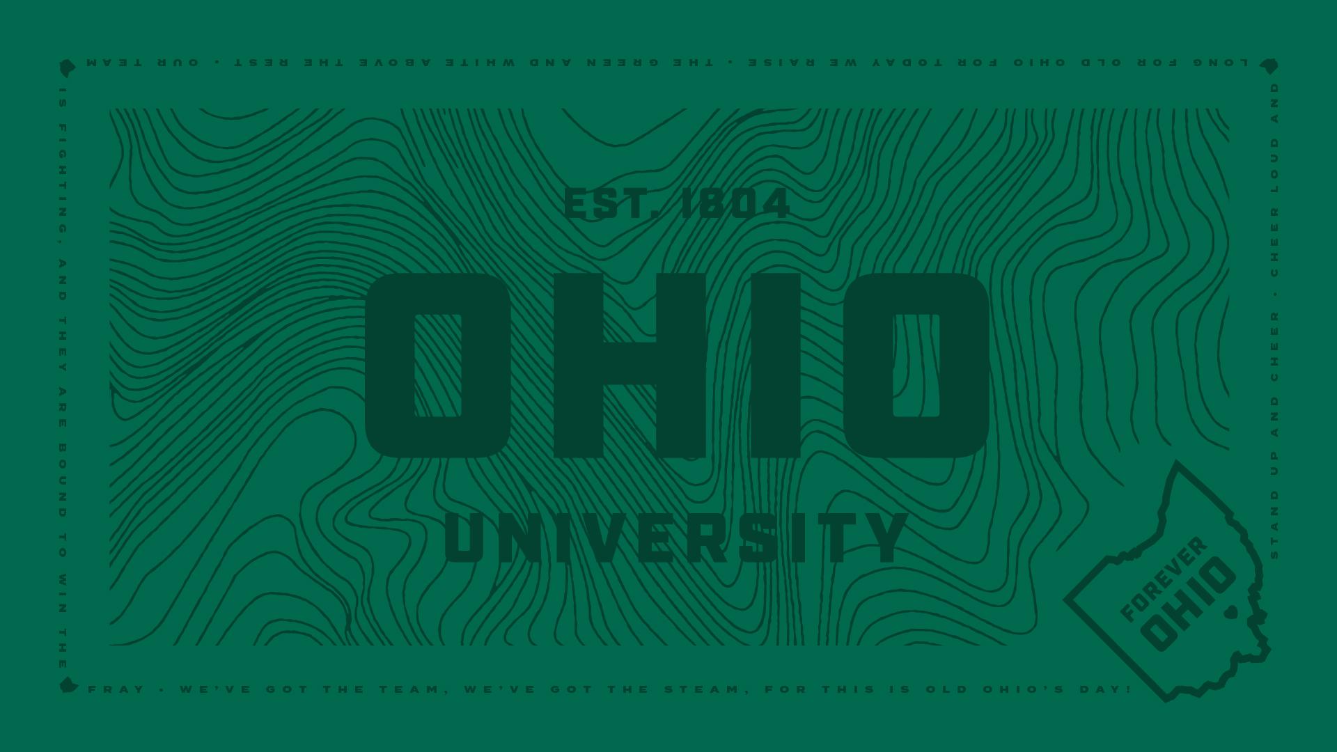Est. 1804 OHIO UNIVERSITY - Forever OHIO logo