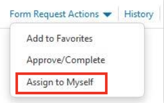 Assign to Myself