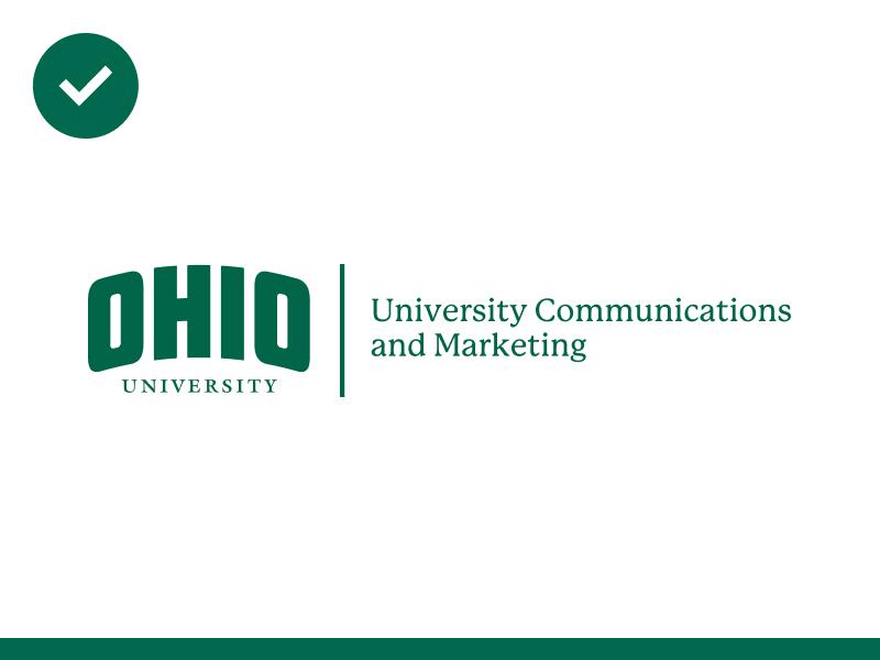Ohio University Logo - Lockup Acceptable Use