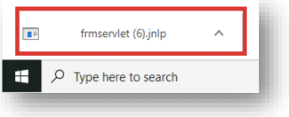 frmservlet.jnlp download
