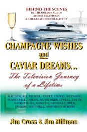 Yacht and champagne glass on cover.