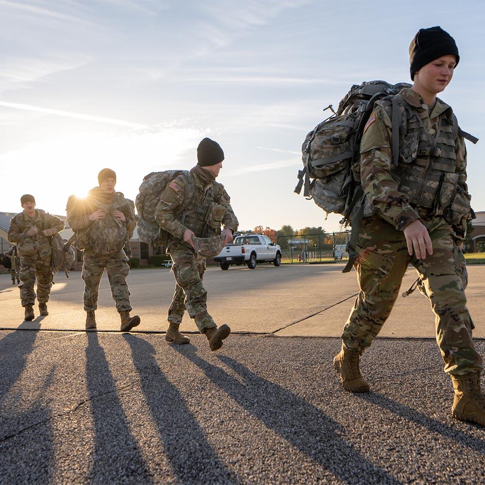 OU Army ROTC Students.