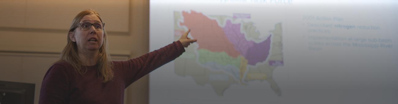 presenting a map